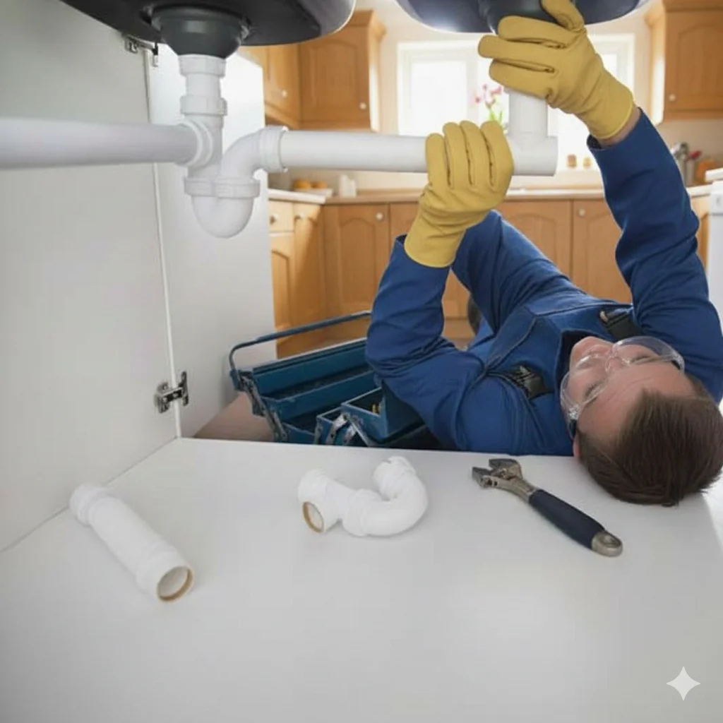 Débouchage professionnel d'évier par Sanitaire Morges